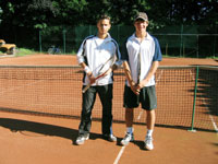 Semifinalist dvouhry zleva :  Marek evk, Ji taubert