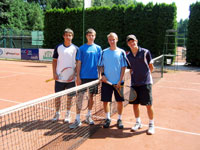 Semifinalist tyhry zleva :  Ji Sosenka, Tom Hovorka, Matj Krack, Ji taubert