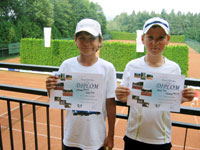 3. m�sto �ty�hry hoch� zleva :  Dominik Dymanus, Filip Mali�