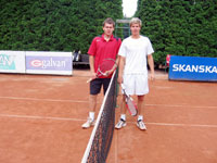 Semifinalist� dvouhry zleva :  Szymon Tatarczyk, Luk� Kubiena