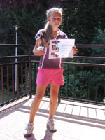 2.m�sto dvouhra mlad��ch �a�ek :  Dominika Holu�ov�