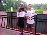 2.m�sto �ty�hra mlad�� ��ci zleva :  Adam Kozak, Roman Filo