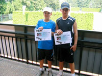 3.m�sto �ty�hra mlad�� ��ci zleva :  Ond�ej Z�vada, Daniel Nov�k