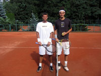 Finalist� dvouhry mu�i zleva :  Martin Schulhauser, Adam Vejmelka
