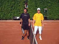 Semifinalist� dvouhry mu�i zleva :  Martin Schulhauser, Jarom�r L�nek