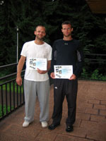 1.m�sto �ty�hry mu�i zleva :  Mari�n Podep�el, Martin Schulhauser