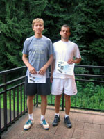 3.m�sto �ty�hry mu�i zleva :  Ond�ej Gavenda, Jan Lo���k