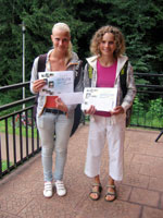 3.m�sto �ty�hry �eny zleva :  Michaela Bajerov�, Mark�ta Marcan�kov�