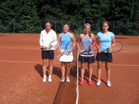 Finalist� �ty�hry �eny zleva :  Jarmila Sikorov�, Eva V�lkov�, Mark�ta Litnerov�, Tereza Kre�merov�