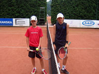astnci finle zleva :  Tom Farga, Dominik Havel