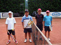 Finalist tyhry zleva :  Tom Farga, Cao Xuan Hoang, Dominik Havel, Daniel Oana