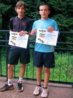 Vtzov tyhry zleva :  Dominik Havel, Daniel Oana
