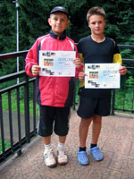 Poraen semifinalist zleva :  Jan Jerm, Jan Kalus
