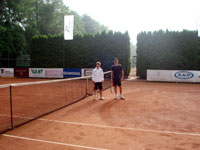 Semifin�lov� dvojice zleva :  Filip Ram�k, Jakub K�ikava