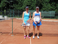 Účastnice semifinále zleva : Hana Kováčová, Gabriela Horáčková
