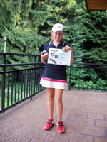 2. m�sto dvouhra d�vky :  Just�na Malat�nsk�