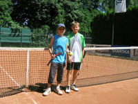 Fin�le dvouhry hoch� zleva :  Cyril Franti�ek �lachta, Tom� Ptoszek