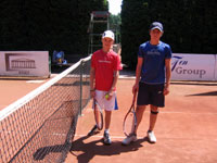 Semifinle dvouhry hoch zleva :  Tom Farga, Jakub Kikava