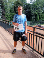 1.místo dvouhra muži : Jakub Hadrava