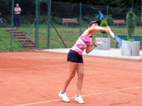 Záběry z finále dvouhry žen : Michaela Bezdíčková
