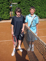 Semifinalist� zleva :  Matou� Myslivec, �imon Mali�