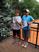 2. m�sto �ty�hra ho�i zleva :  Jan Kus, �imon Mali�