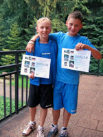 3. m�sto �ty�hra ho�i zleva :  Pavel Drong, Adam Jadamus