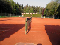 Pohled na arel v zim