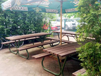 Pohled na venkovn posezen