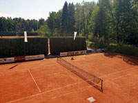 Pohled na centrální dvorec