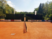 Pohled na centrální dvorec