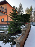 Zimní venkovní posezení