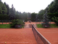 Pohled na zadn dvorce