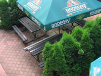 Pohled na venkovn posezen