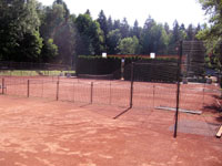 Pohled na zadn dvorce