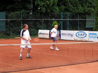 astnci semifinle zleva :  Ren Farga, Martin Loter
