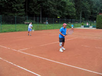 astnci turnaje zleva :  Miroslav Jva, Pavel Dvok