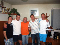 3.msto zleva :  Petr Lanz, Ren Farga, Jan Jadamus