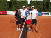 Finalist zleva :  Ji Wawrzyczek, Petr Sikora, Daniel Dudys, Tom Motyka