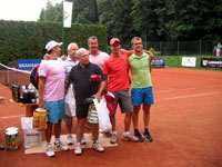 4.msto zleva :  Petr Lanz, Milan Sikora