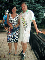 Starostka msta Tince a prezident klubu :  Vra Palkovsk, Ren Farga