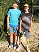 astnci turnaje zleva :  Jan Chyla, Jan Drong