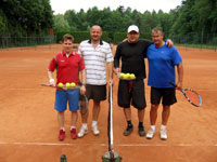 O 3.msto zleva :  Tom Suszka, Martin Holubk, Petr Sikora, Mila Rusz