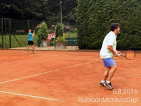astnci turnaje zleva :  Roman Rusz, Miroslav Jva