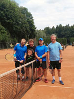 astnci turnaje zleva :  Radek Nmk, Gabriel Klimek, Jindich Szkandera, Petr Klus