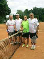astnci turnaje zleva :  Miroslav Konen, Tom Motyka, Filip Rulka, Roman Huka