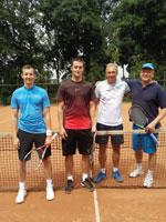 astnci turnaje zleva :  Jan Kovalk, Ren Broda, Daniel Karcz, Pavel Sli