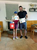 2.msto zleva :  Mia Schimandlov, Tom Pilch