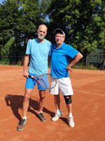 astnci turnaje zleva :  Tom Zoubek, Pavel Nierostek