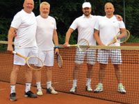 astnci turnaje zleva :  Pavel Sli, Igor Petk, Robert Kauki, Martin Chorozy